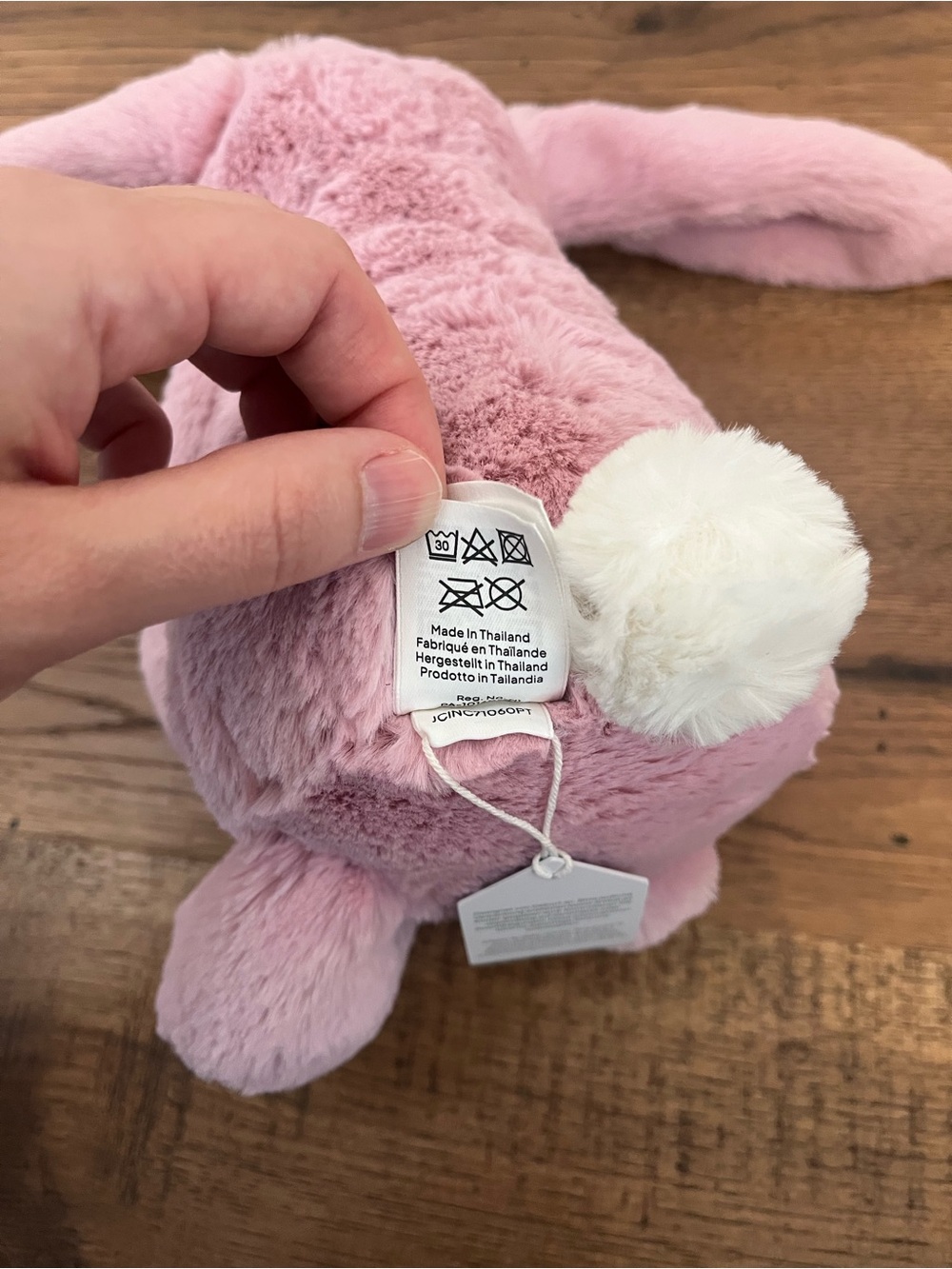 Jellycat Bashful Tulip Bunny - BNWT - Authentic - dust bag included - Picture 9 of 14